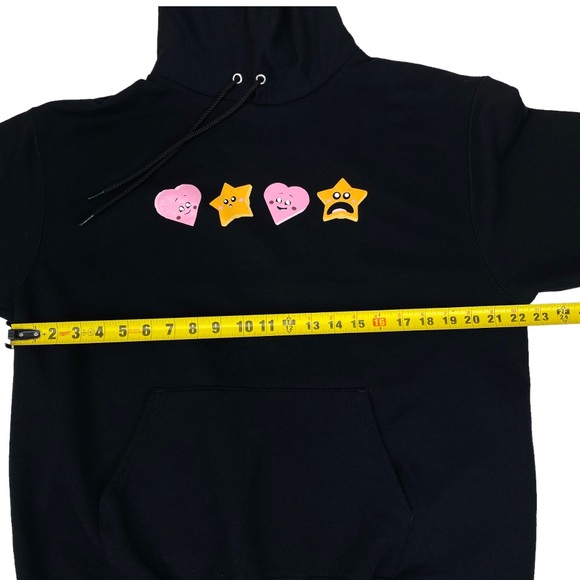 Hoodie Sweatshirt Champion Size L Lego 2 Movie Collab Black Unisex - Picture 6 of 13